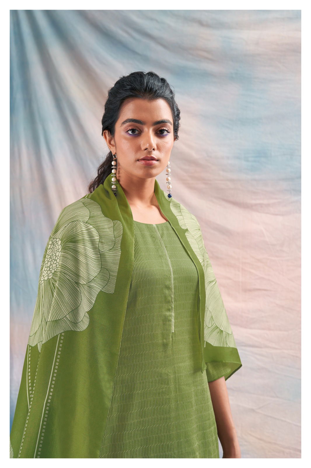 Phoenix 1843 By Ganga Cotton Silk Printed Suits Catalog